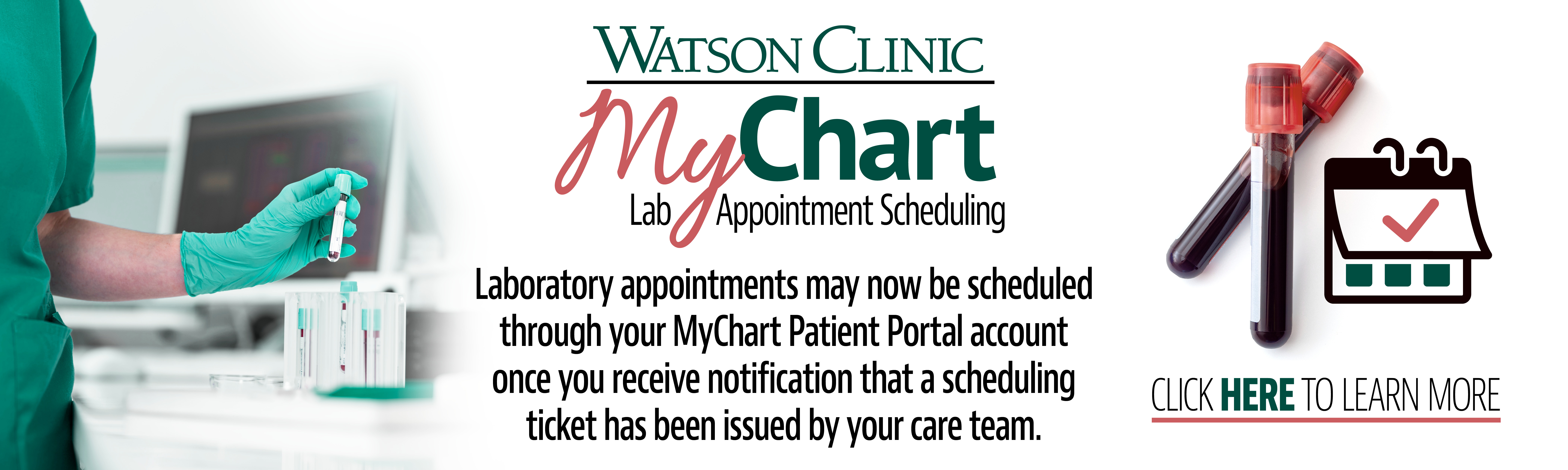 MyChart Lab Appointments